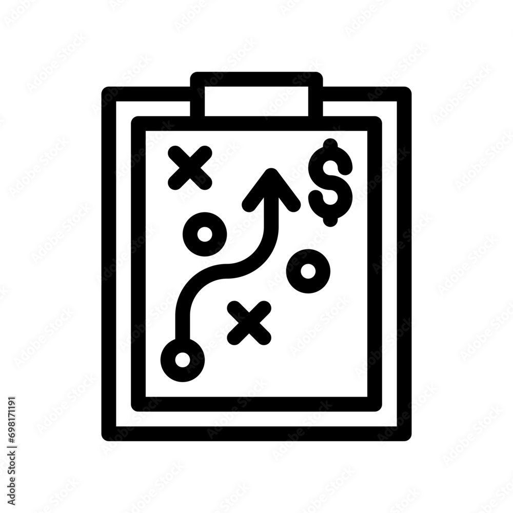 planning line icon planning line icon