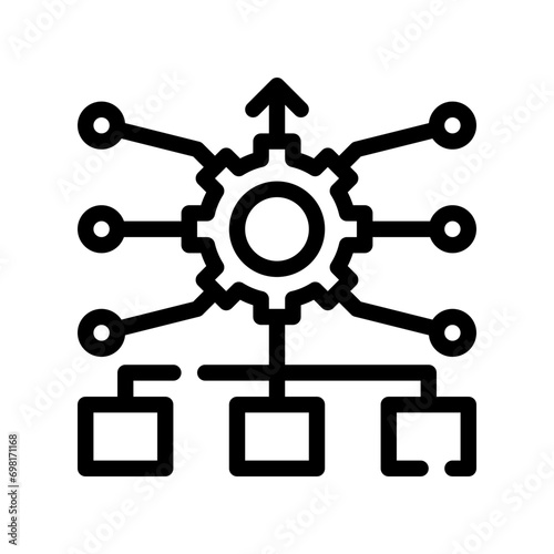 consolidation line icon