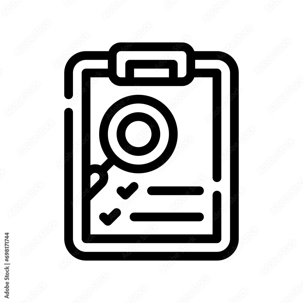 analysis line icon analysis line icon