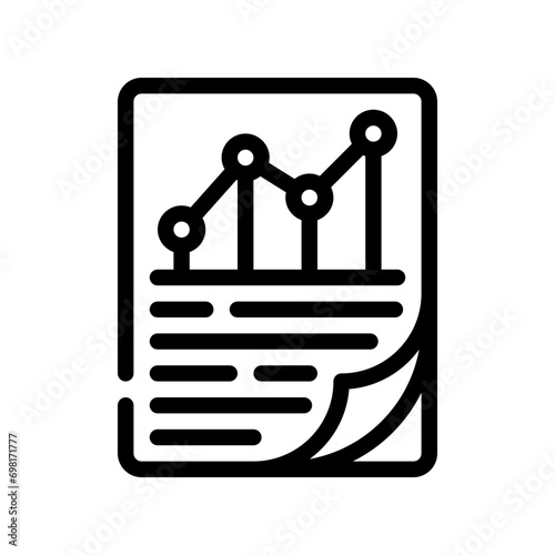 statistic line icon
