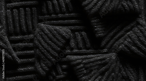 Black fabric canvas texture...