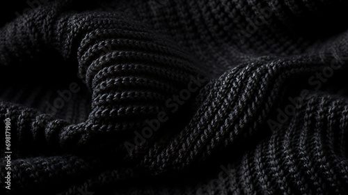 Black fabric canvas texture...