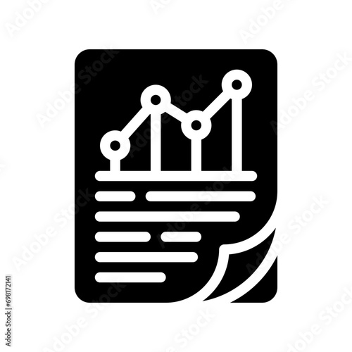 statistic glyph icon