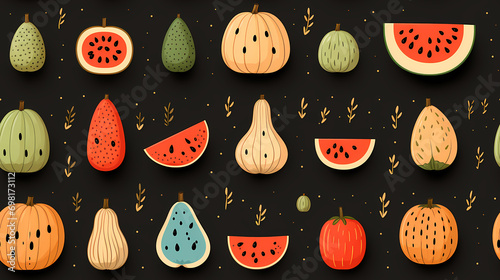 Fruit tropical illustration...