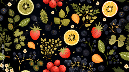 Fruit tropical illustration...