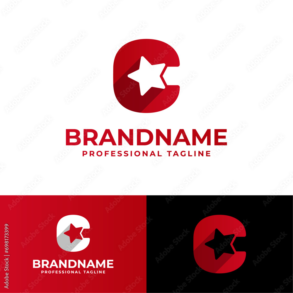 Letter C Star Logo, suitable for business related to Star with C initial. Letter C Star Logo, suitable for business related to Star with C initial.