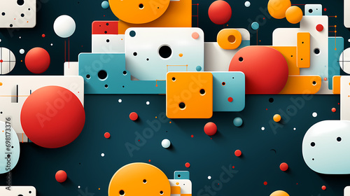 Geometric backdrop seamless...