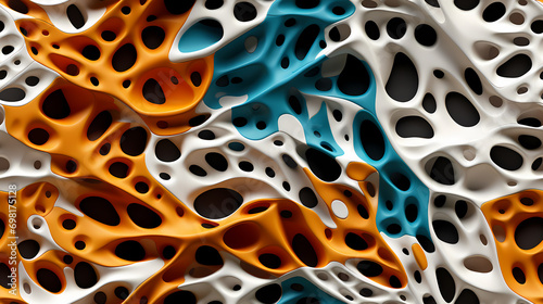 Plastic abstract form shape...