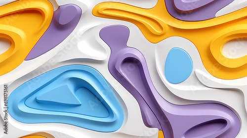 Plastic abstract form shape...
