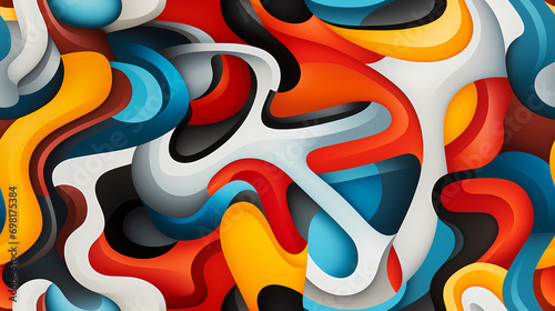 Plastic abstract form shape...