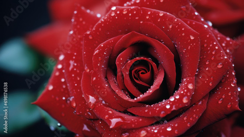 close up Rose flower