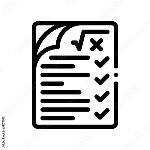 mathematics line icon