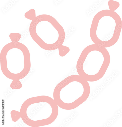 Ham and sausage icon
