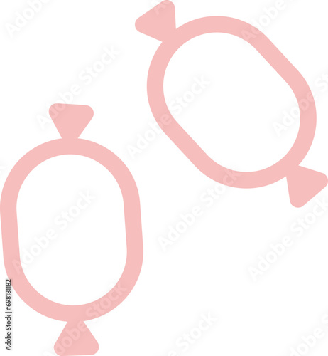 Ham and sausage icon
