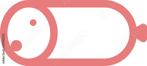 Ham and sausage icon
