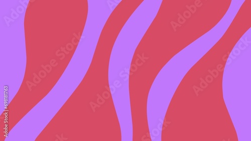 Groovy hippie 70s background, classic 90s wave style. Pink color abstract background. illustration