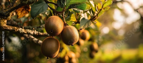 Kiwifruits in Te Puke, New Zealand. photo