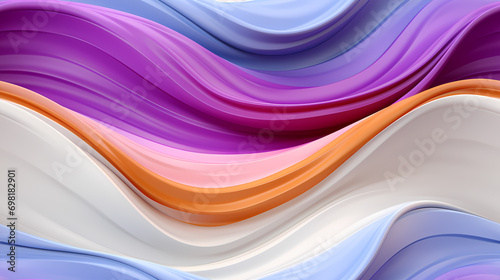Abstract swirl wave seamless background pattern. Flow liquid lines design