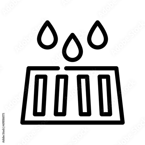 drainage line icon