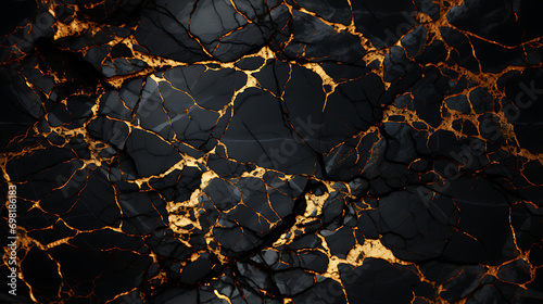 Marble Water Color. Ink Canvas. Black Gold Marble Watercolor. Luxury Abstract Template Background. Seamless Texture.