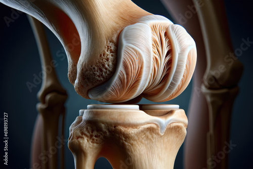 Detailed Human Patella Anatomy photo