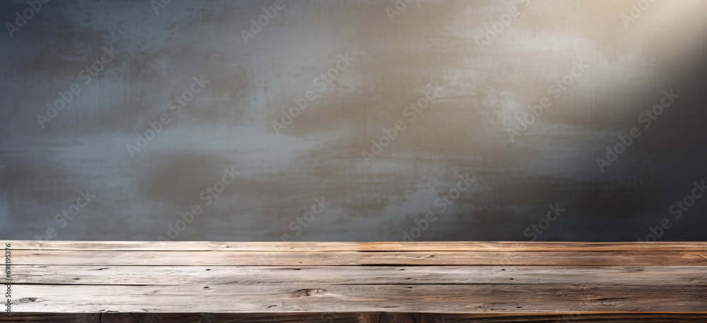 Empty wooden table top near stucco wall with with sunlight falling from the window and shadows. Table top with copy space for product advertising Empty wooden table top near stucco wall with with sunlight falling from the window and shadows. Table top with copy space for product advertising