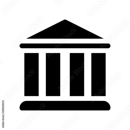 courthouse glyph icon