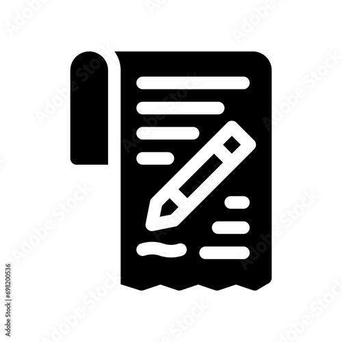 agreement glyph icon
