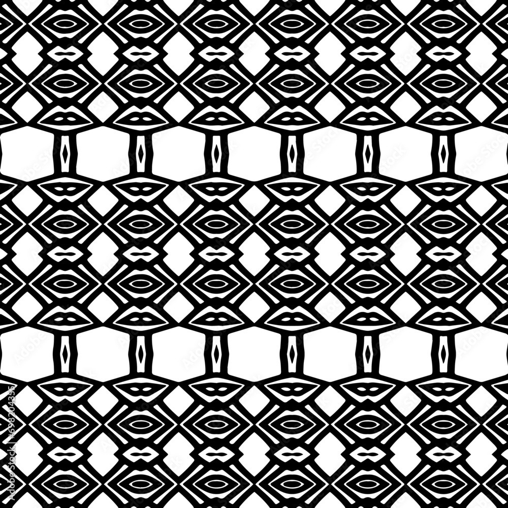 Abstract Shapes.Vector seamless black and white pattern.Design element for prints, decoration, cover, textile, digital wallpaper, web background, wrapping paper, clothing, fabric, packaging, cards. Abstract Shapes.Vector seamless black and white pattern.Design element for prints, decoration, cover, textile, digital wallpaper, web background, wrapping paper, clothing, fabric, packaging, cards.