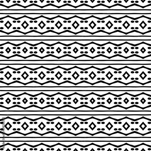 Abstract Shapes.Vector seamless black and white pattern.Design element for prints, decoration, cover, textile, digital wallpaper, web background, wrapping paper, clothing, fabric, packaging, cards.