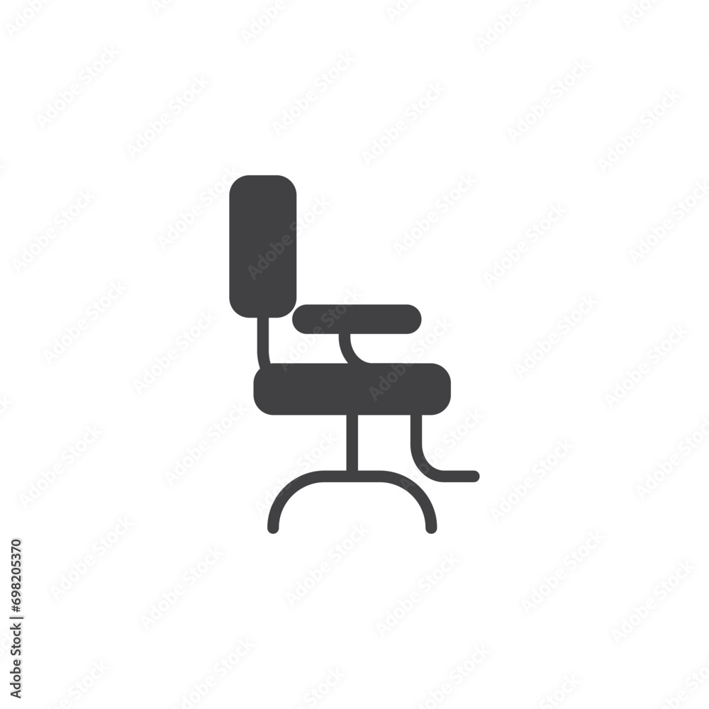 barber's chair icon. sign for mobile concept and web design. outline vector icon. symbol, logo illustration. vector graphics. barber's chair icon. sign for mobile concept and web design. outline vector icon. symbol, logo illustration. vector graphics.