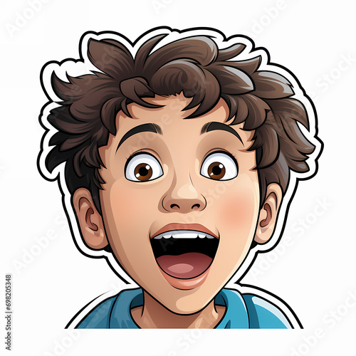 Wow pop art boy. little sur...
