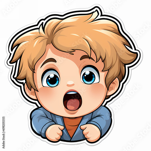 Wow pop art boy. little sur...