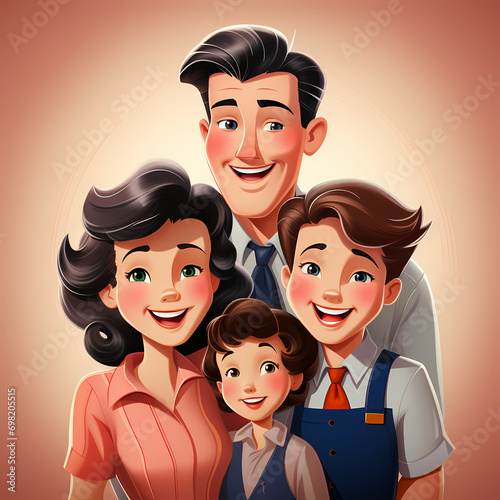 Wow pop art family. Happy s...
