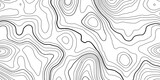 Topography map background. Vector banner. Topography map background. Vector geographic contour map.  Background of the topographic map. Topographic map lines, contour background. 