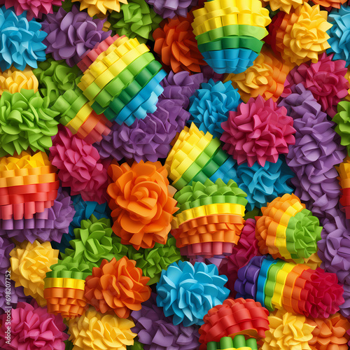 Abstract festive colorful b...
