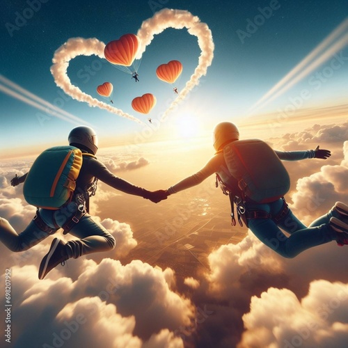 Couples Skydiving