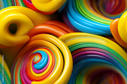 Abstract festive colorful b...