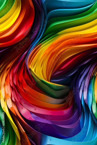 Abstract festive colorful b...