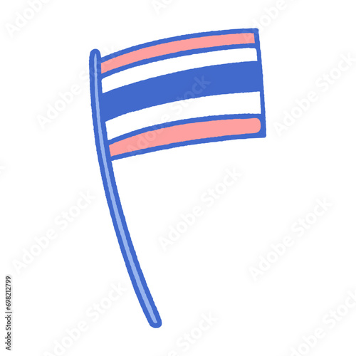 svg thailand land of smile doodle element set