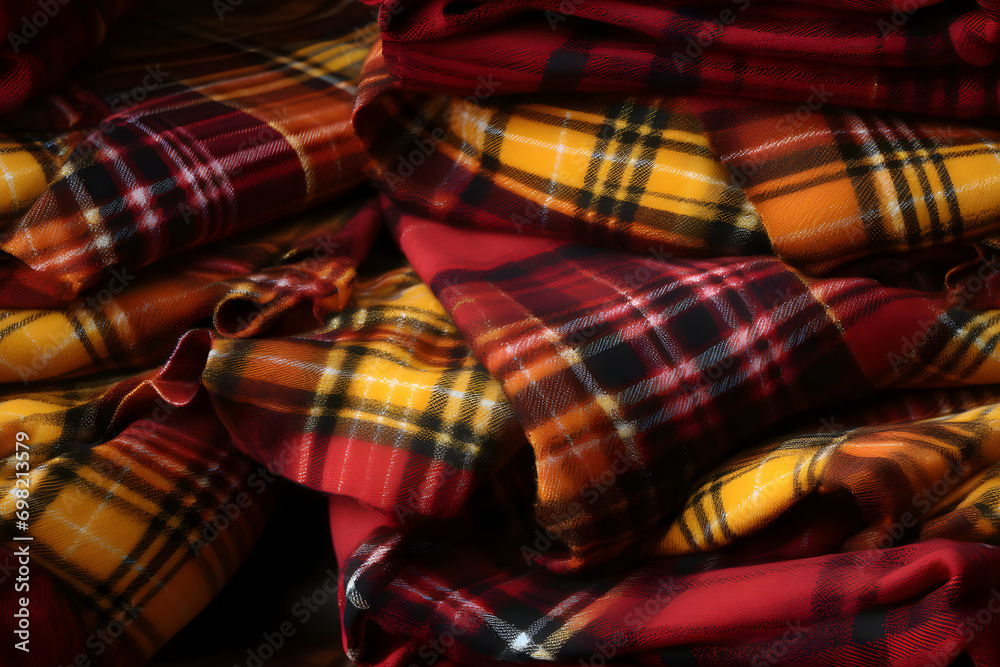 Red black plaid pattern seamless graphic. Tartan Scottish check plaid for flannel shirt, blanket, scarf, throw, duvet cover, upholstery, or other modern retro casual fabric design. Red black plaid pattern seamless graphic. Tartan Scottish check plaid for flannel shirt, blanket, scarf, throw, duvet cover, upholstery, or other modern retro casual fabric design.