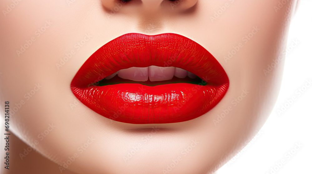 Fototapeta premium Red women lips