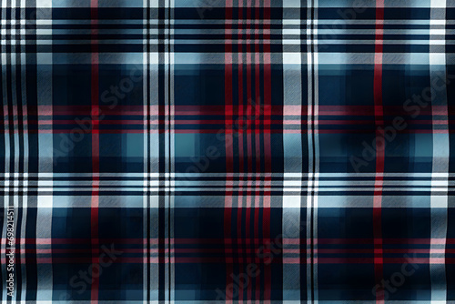 Blue red plaid pattern seamless graphic. Tartan Scottish check plaid for flan...