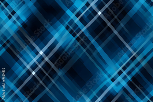 Blue white plaid pattern seamless graphic. Tartan Scottish check plaid for fl...