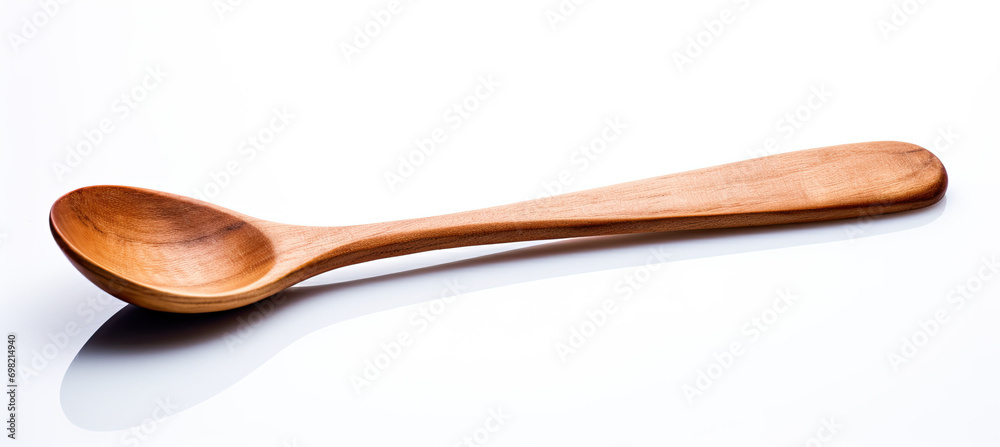 Wooden Spoon. Isolated on white background Wooden Spoon. Isolated on white background