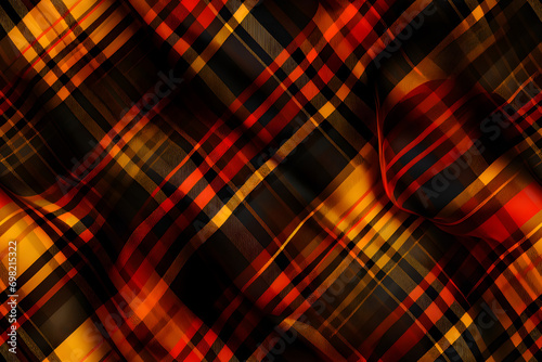 Gold brawn plaid pattern seamless graphic. Tartan Scottish check plaid for fl...