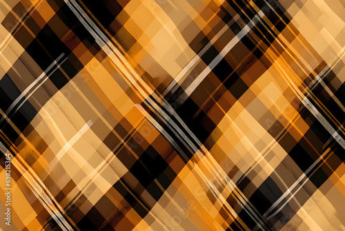 Gold brawn plaid pattern seamless graphic. Tartan Scottish check plaid for fl...