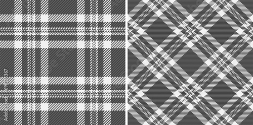 Plaid fabric tartan of pattern check seamless with a background textile vector texture.