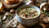 Cream of Mushroom Soup, a delicious dish