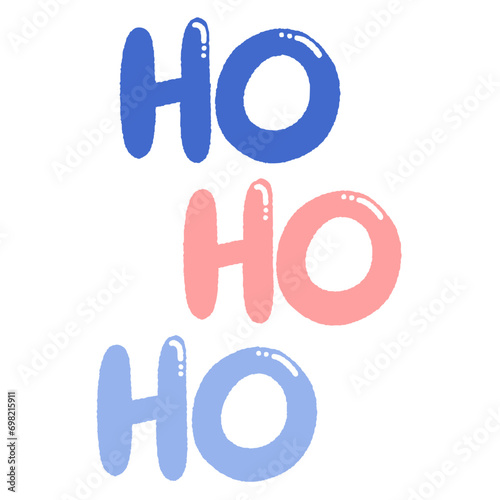 svg words christmas & happy new year doodle element